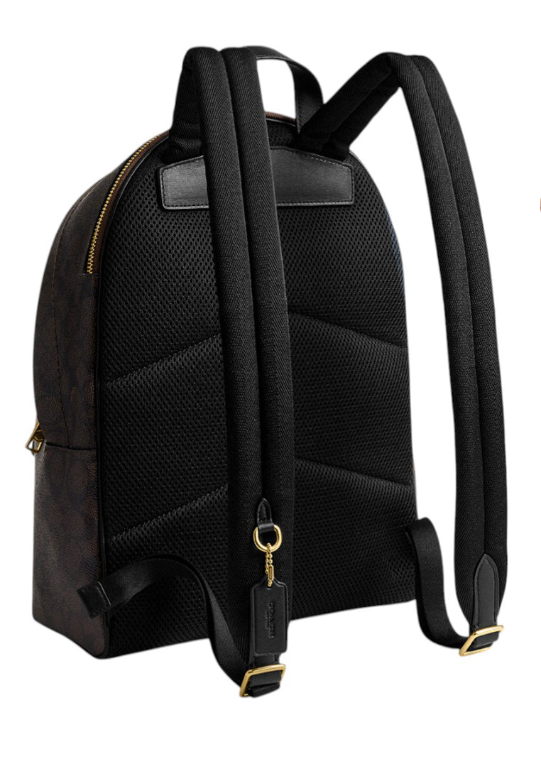 Coach Taylor Small Backpack In Signature Canvas - Walnut/Black