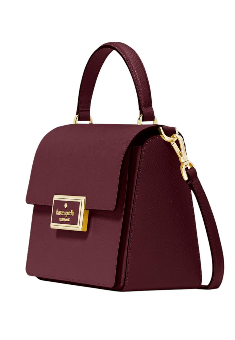 Kate Spade Reegan Small Top Handle Crossbody - Dark Merlot
