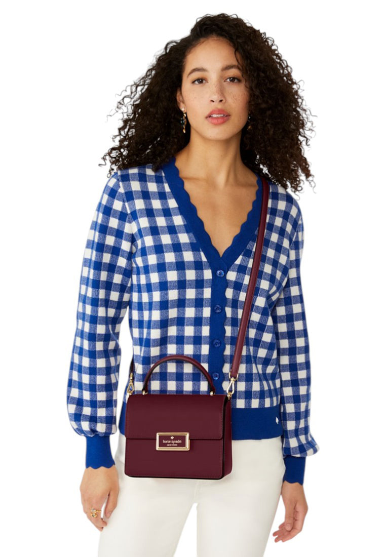 Kate Spade Reegan Small Top Handle Crossbody - Dark Merlot