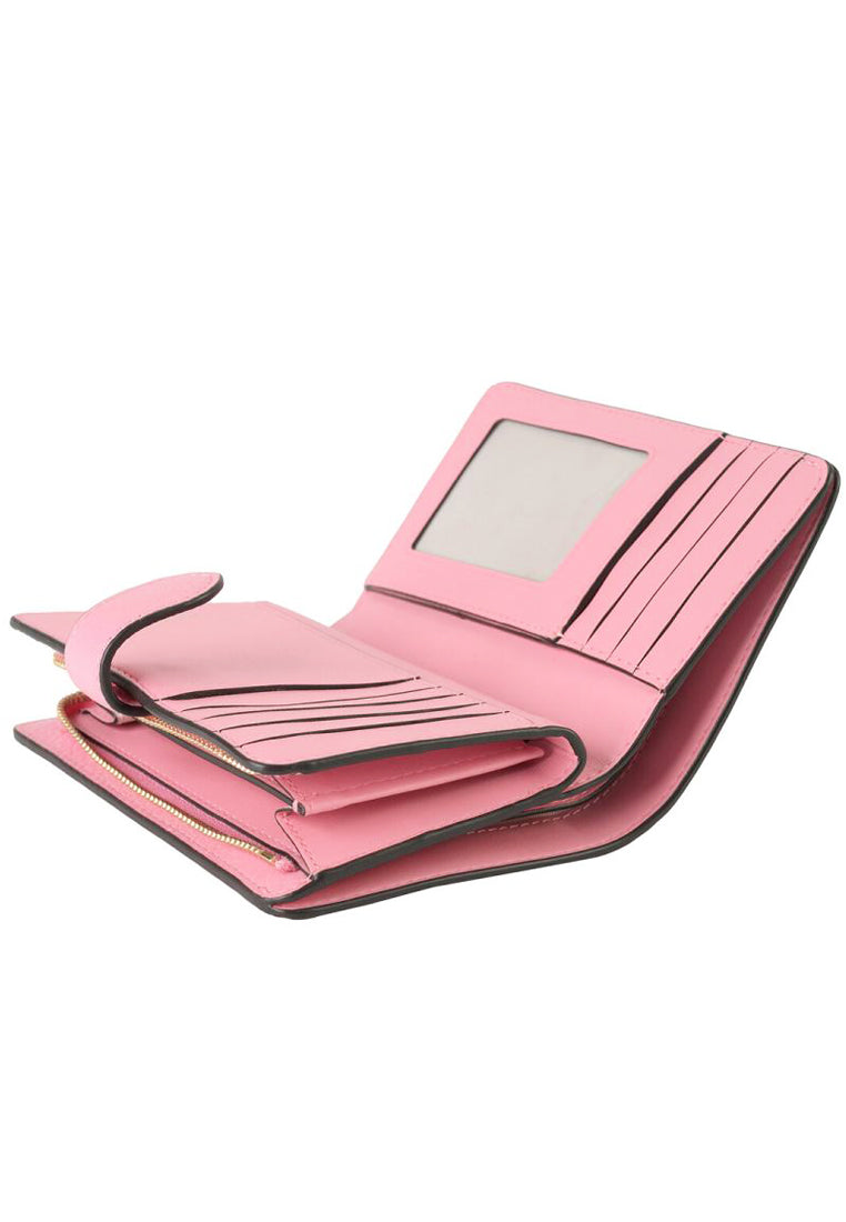 Kate Spade Leila Medium Compact Bifold Wallet - Bright Carnation