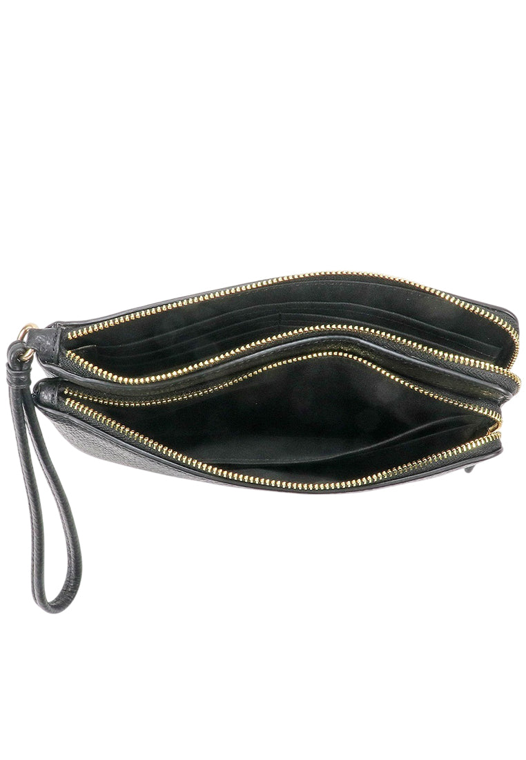 Coach Double Zip Wallet - Black