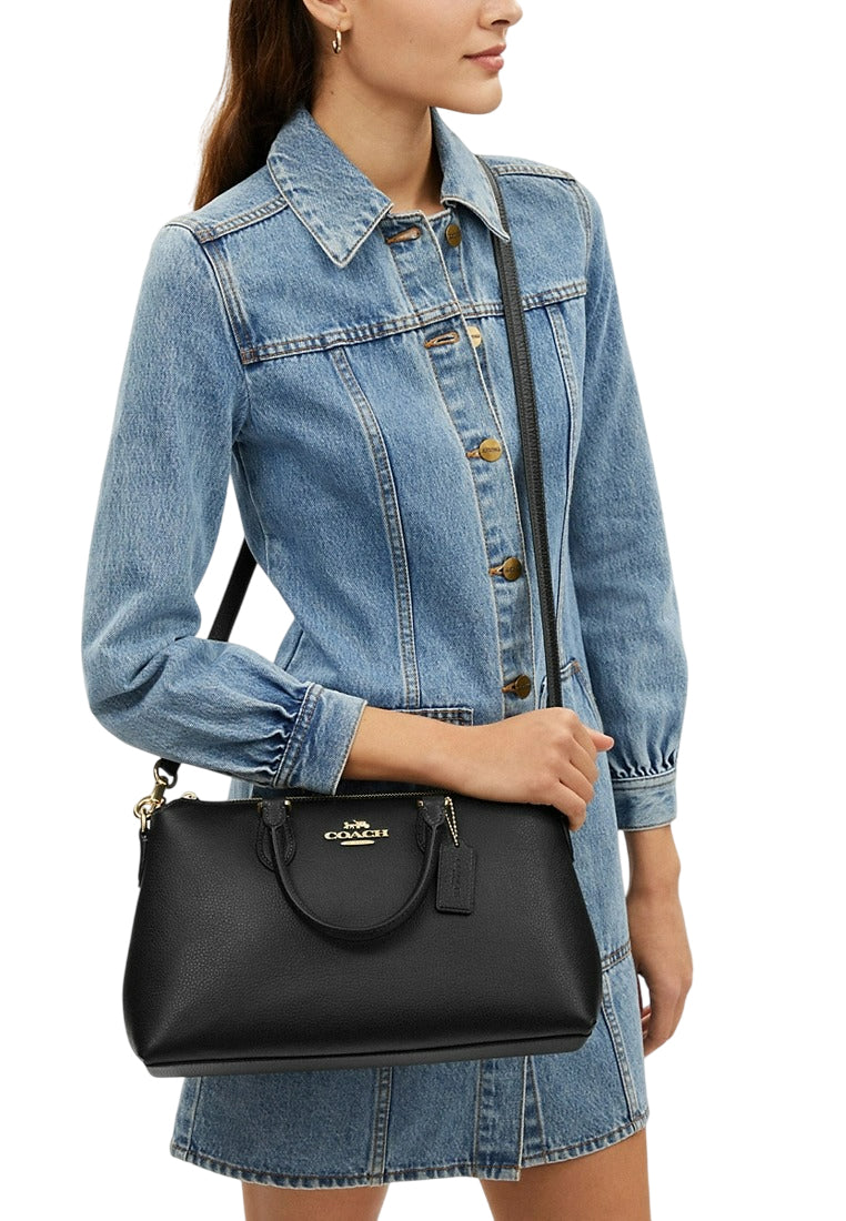 Coach Georgia Satchel Bag - Black