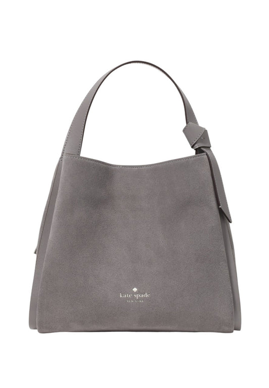 Kate Spade Knott Suede Convertible Carryall - Hare Grey