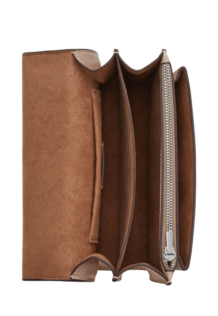 Coach Mini Klare Crossbody Bag In Signature Canvas - Sand/Taupe