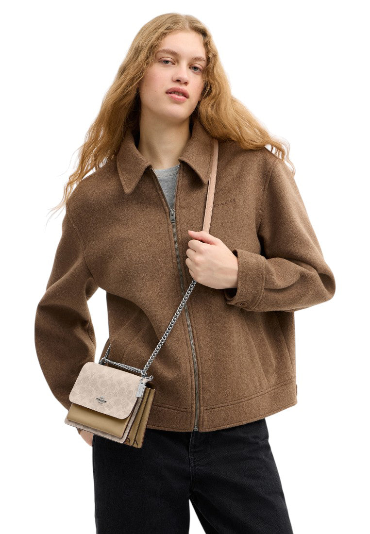 Coach Mini Klare Crossbody Bag In Signature Canvas - Sand/Taupe