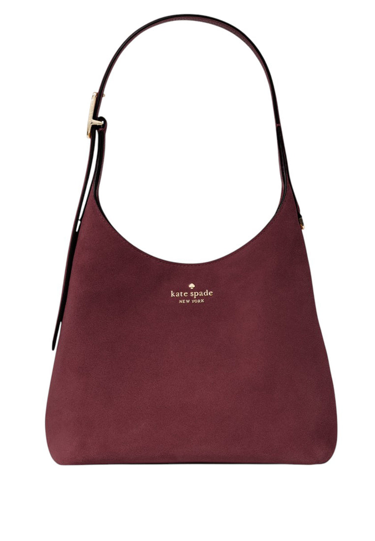 Kate Spade 454 Suede Small Shoulder Bag - Merlot