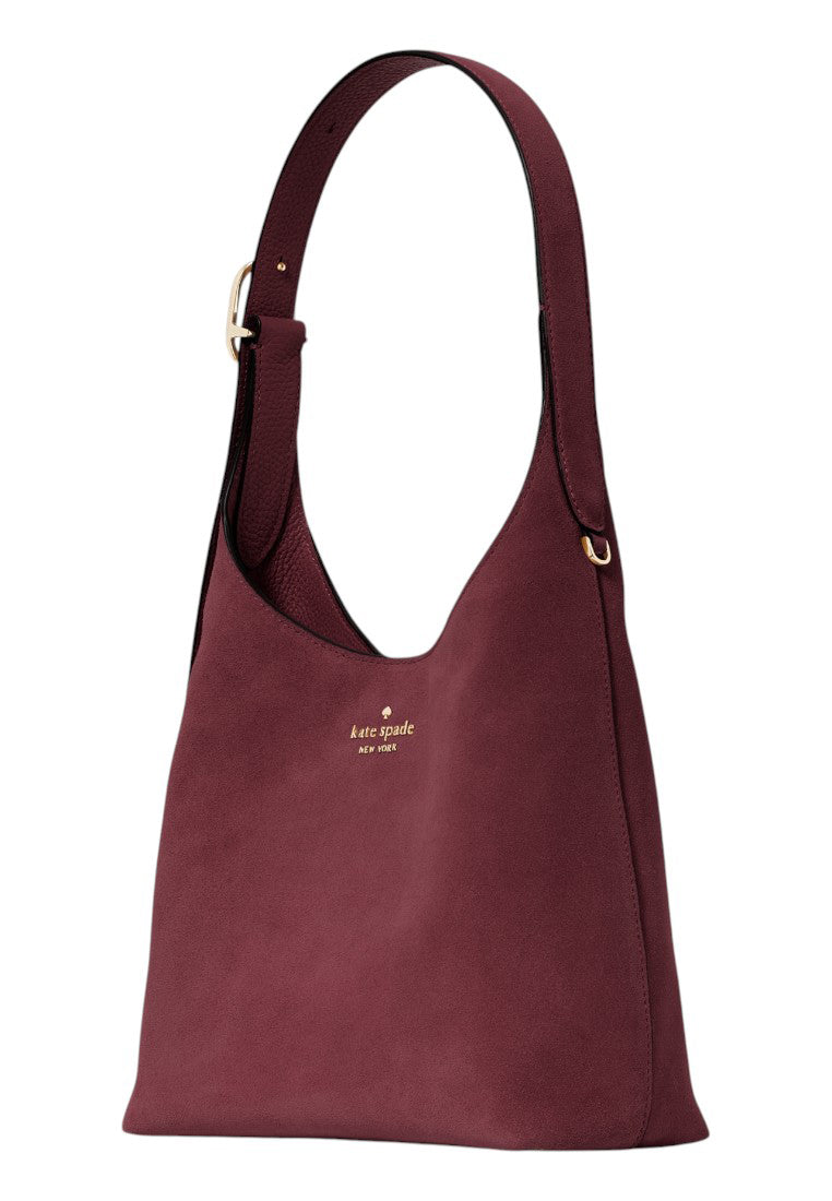 Kate Spade 454 Suede Small Shoulder Bag - Merlot