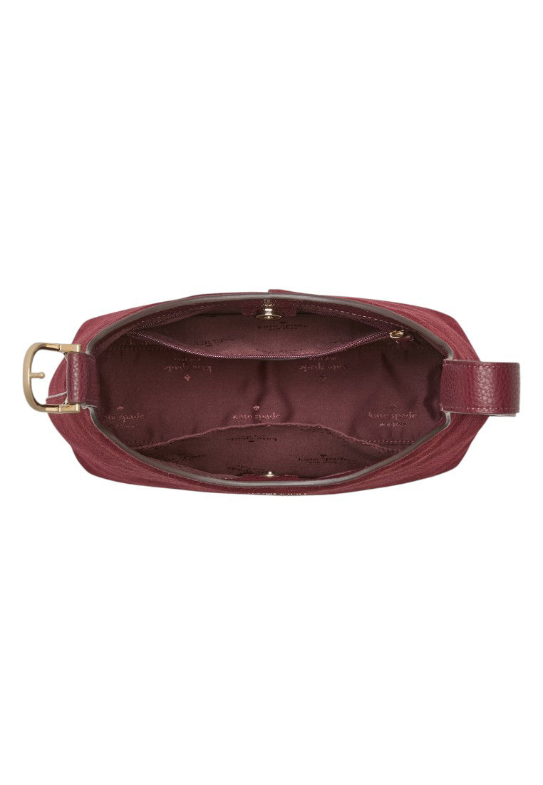 Kate Spade 454 Suede Small Shoulder Bag - Merlot