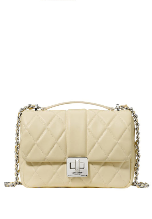 Kate Spade Carey Quilted Crossbody Bag - Lemon Fondant