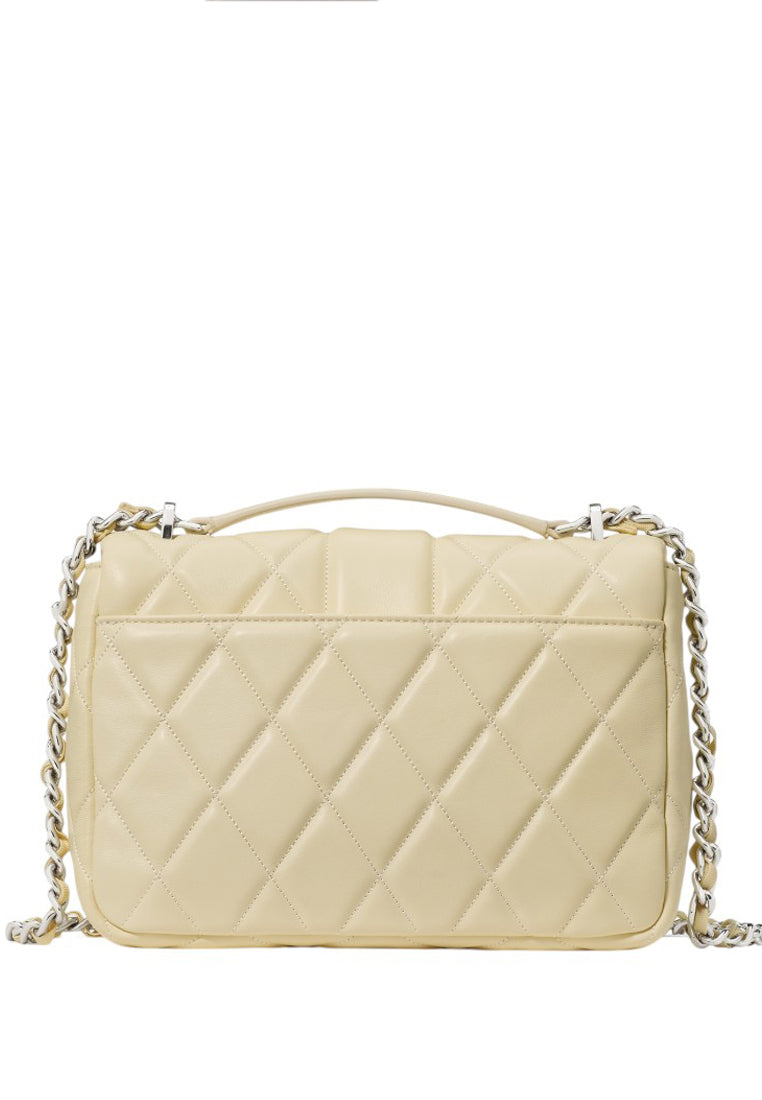 Kate Spade Carey Quilted Crossbody Bag - Lemon Fondant