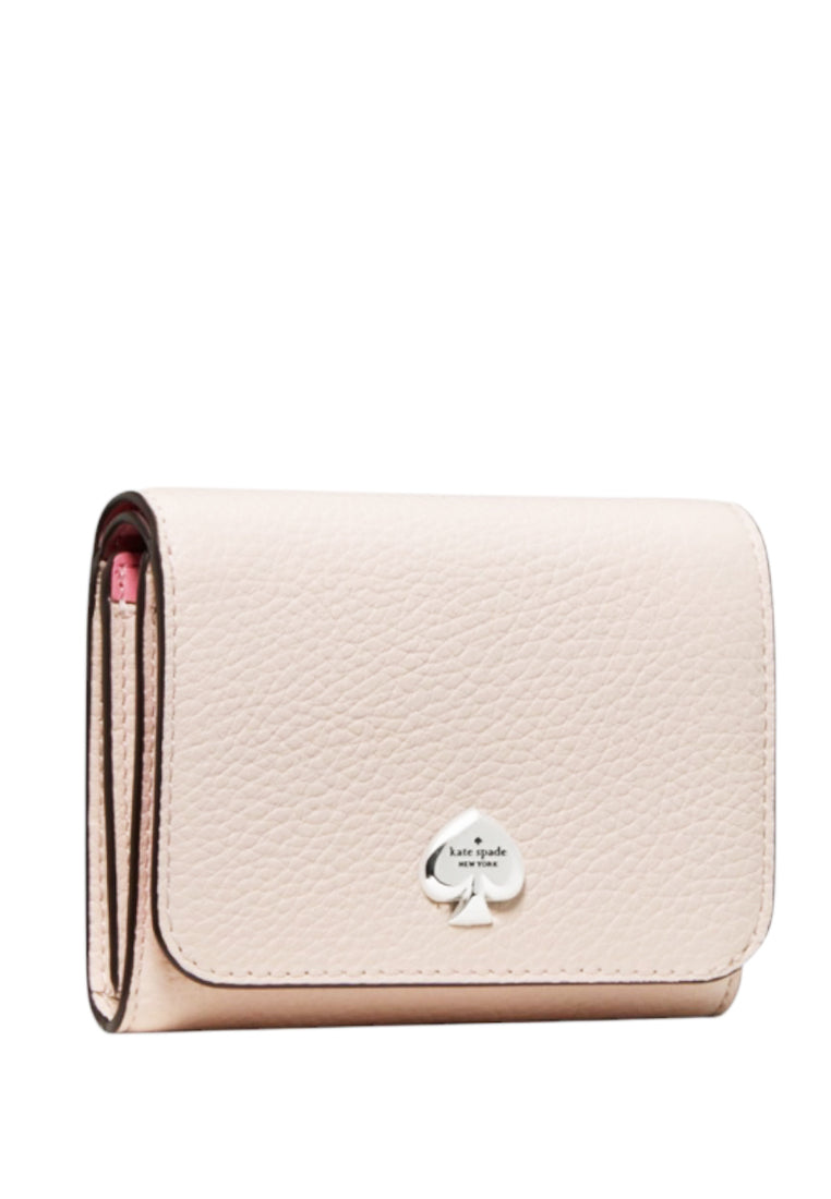 Kate Spade Kayla Small L-Zip Wallet - Powdered Sugar