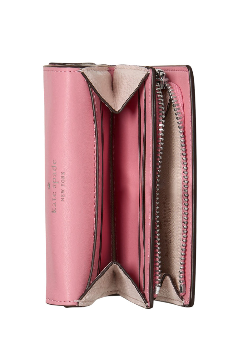 Kate Spade Kayla Small L-Zip Wallet - Powdered Sugar