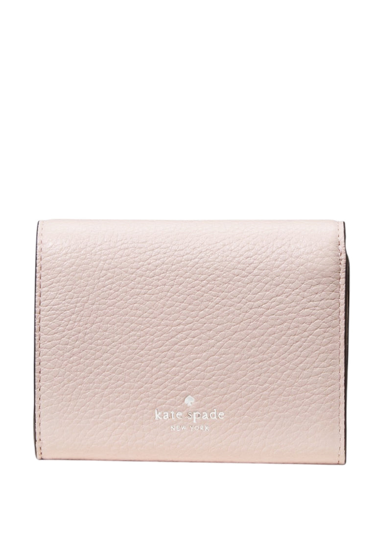 Kate Spade Kayla Small L-Zip Wallet - Powdered Sugar