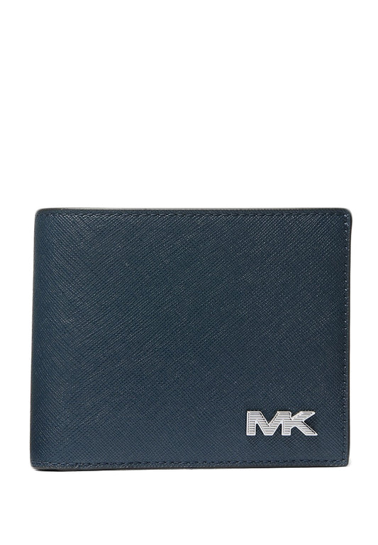 Michael Kors Mens Rivington Billfold Wallet With Passcase - Navy
