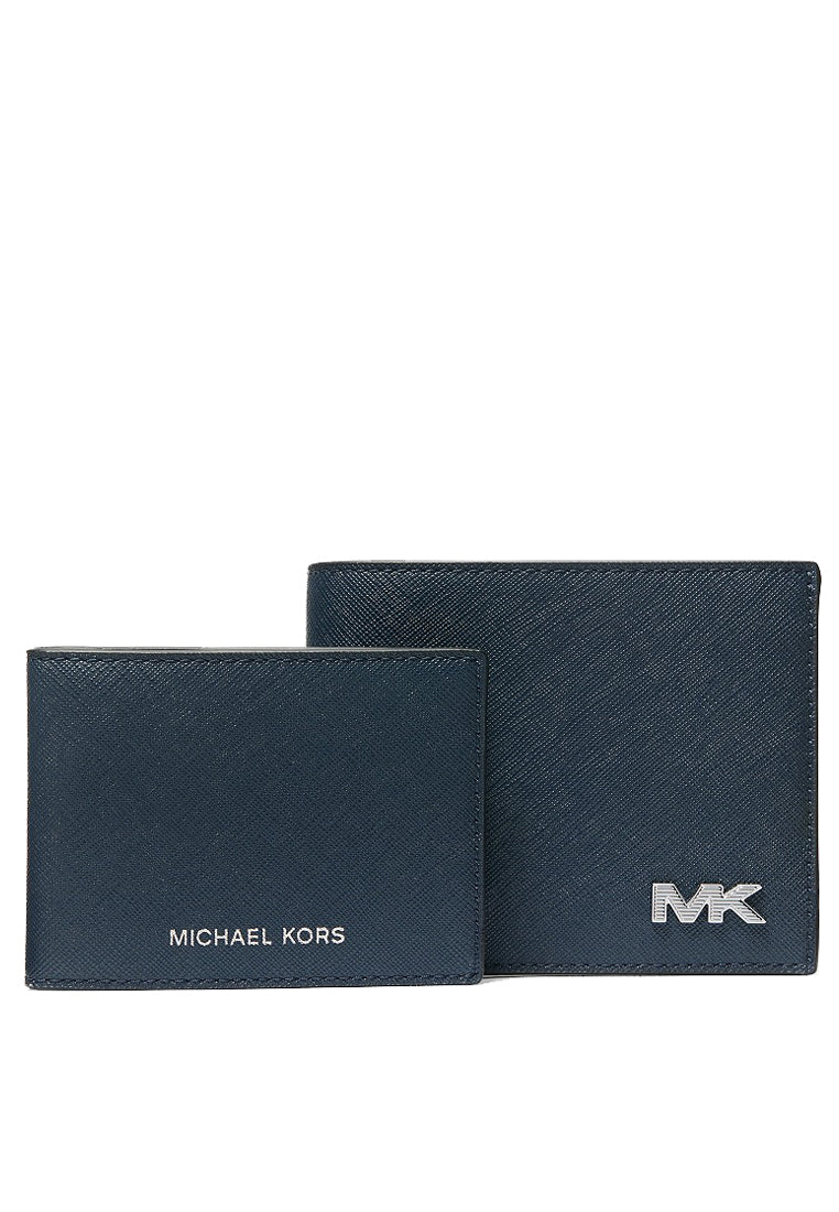 Michael Kors Mens Rivington Billfold Wallet With Passcase - Navy
