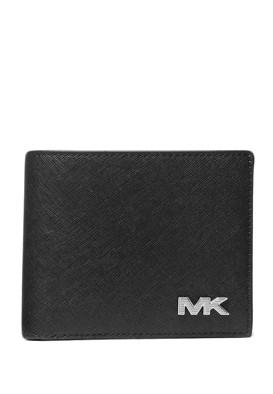 Michael Kors Mens Rivington Leather Wallet With Passcase - Black