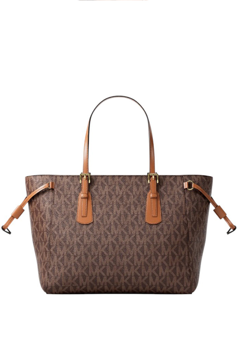 Michael Kors Voyager Extra-Small Signature Logo Convertible Crossbody Bag - Brown