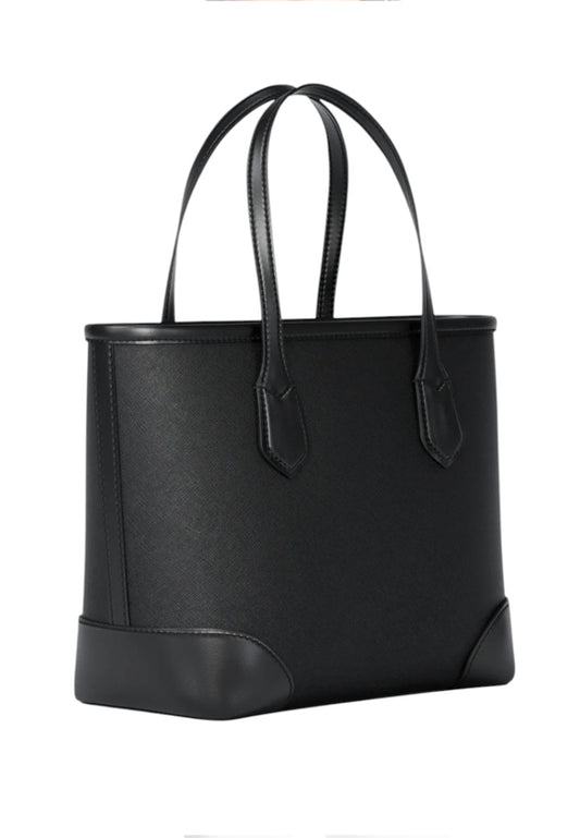 Michael Kors Eva Extra-Small Saffiano Leather Convertible Tote Bag - Black