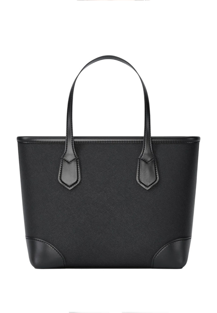 Michael Kors Eva Extra-Small Saffiano Leather Convertible Tote Bag - Black