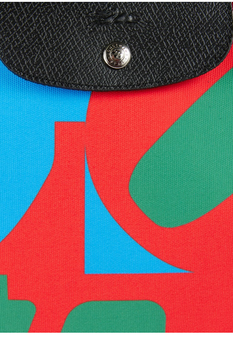 Longchamp Robert Indiana Love Top Handle - Green/Blue/Red