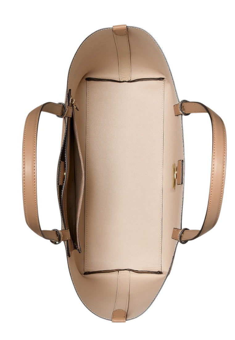 Kate Spade Tessa Tote Bag With Charm - Light Fawn