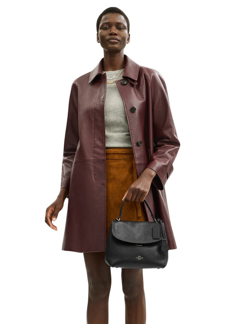 Coach Emory Top Handle Bag - Gunmetal/Black
