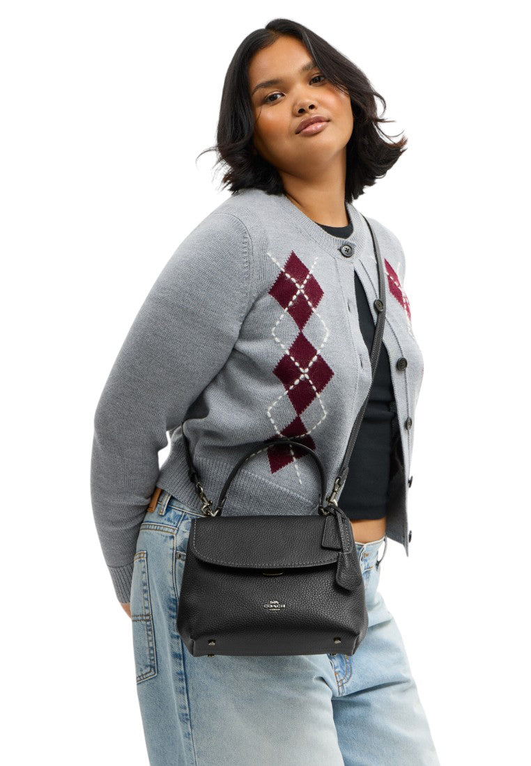 Coach Emory Top Handle Bag - Gunmetal/Black