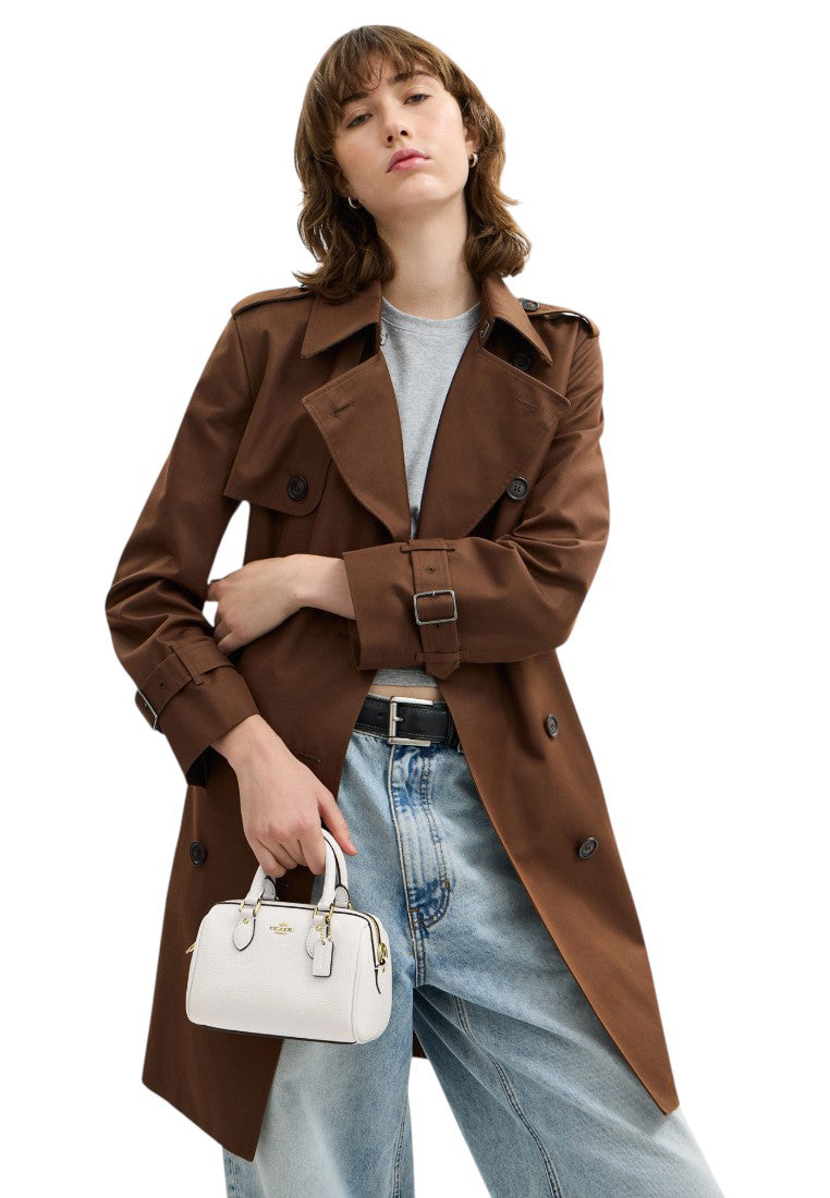 Coach Mini Rowan Crossbody Bag - Chalk