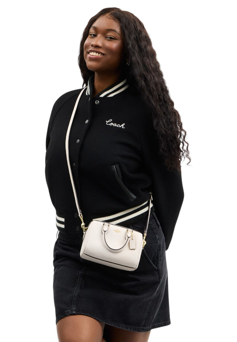Coach Mini Rowan Crossbody Bag - Chalk