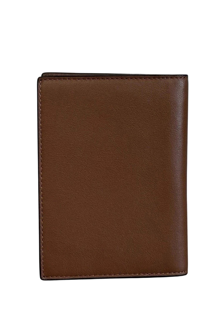 Coach Mens Passport Card Case With Whipstitch - Saddle Brown