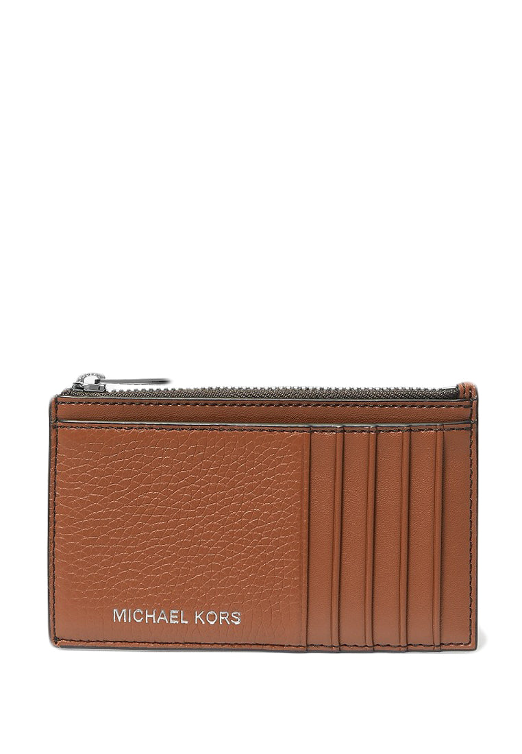 Michael Kors Mens Cooper Slim Zip Wallet - Brown