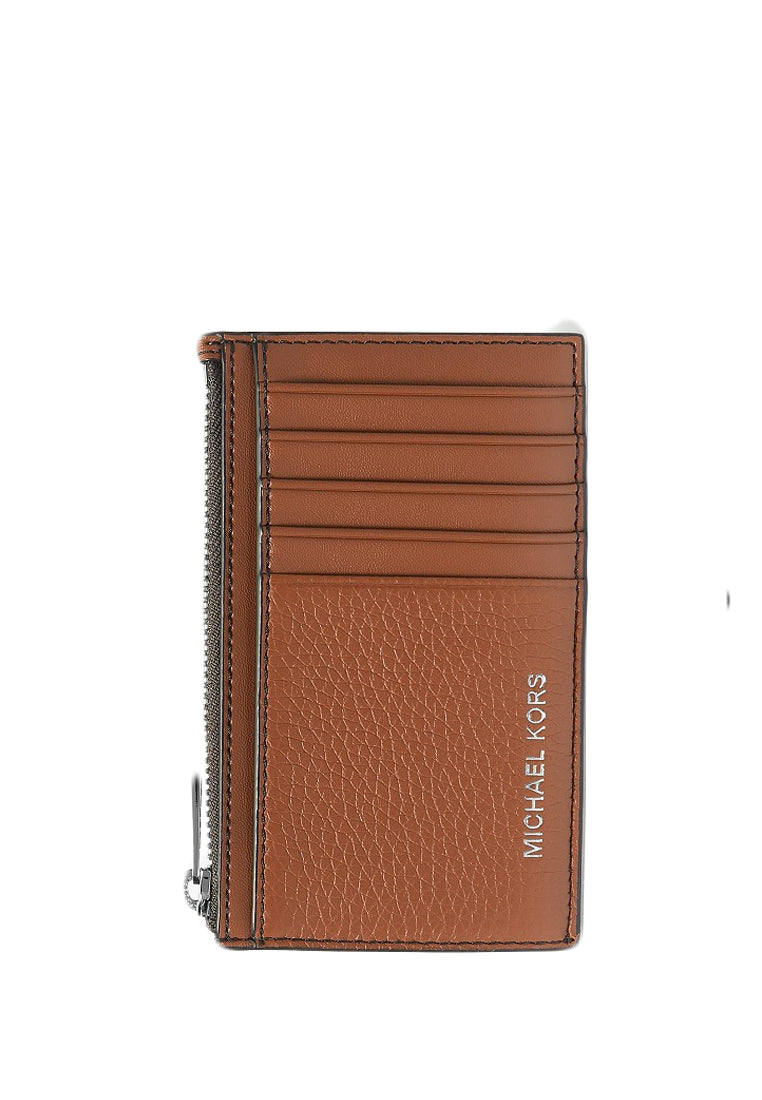 Michael Kors Mens Cooper Slim Zip Wallet - Brown