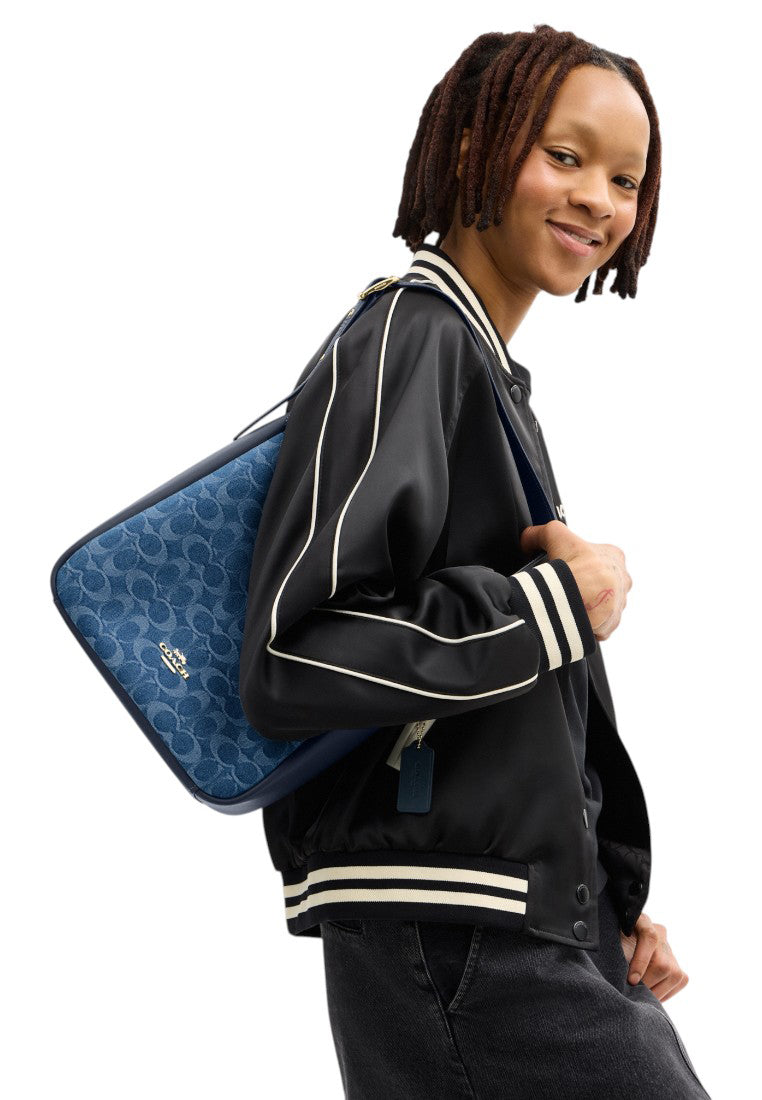 Coach Hadley Convertible Crossbody Bag -  Denim