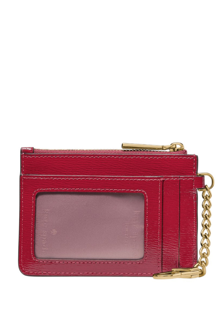 Kate Spade Key Ring Card Holder - Red Jam