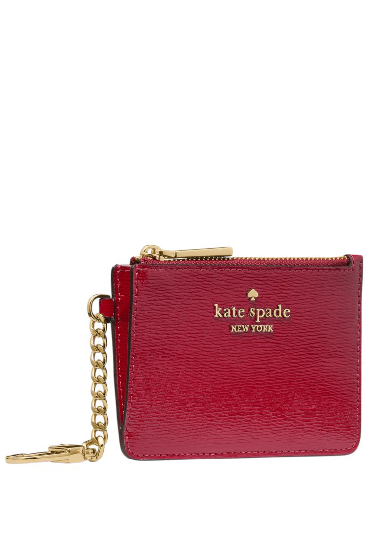 Kate Spade Key Ring Card Holder - Red Jam