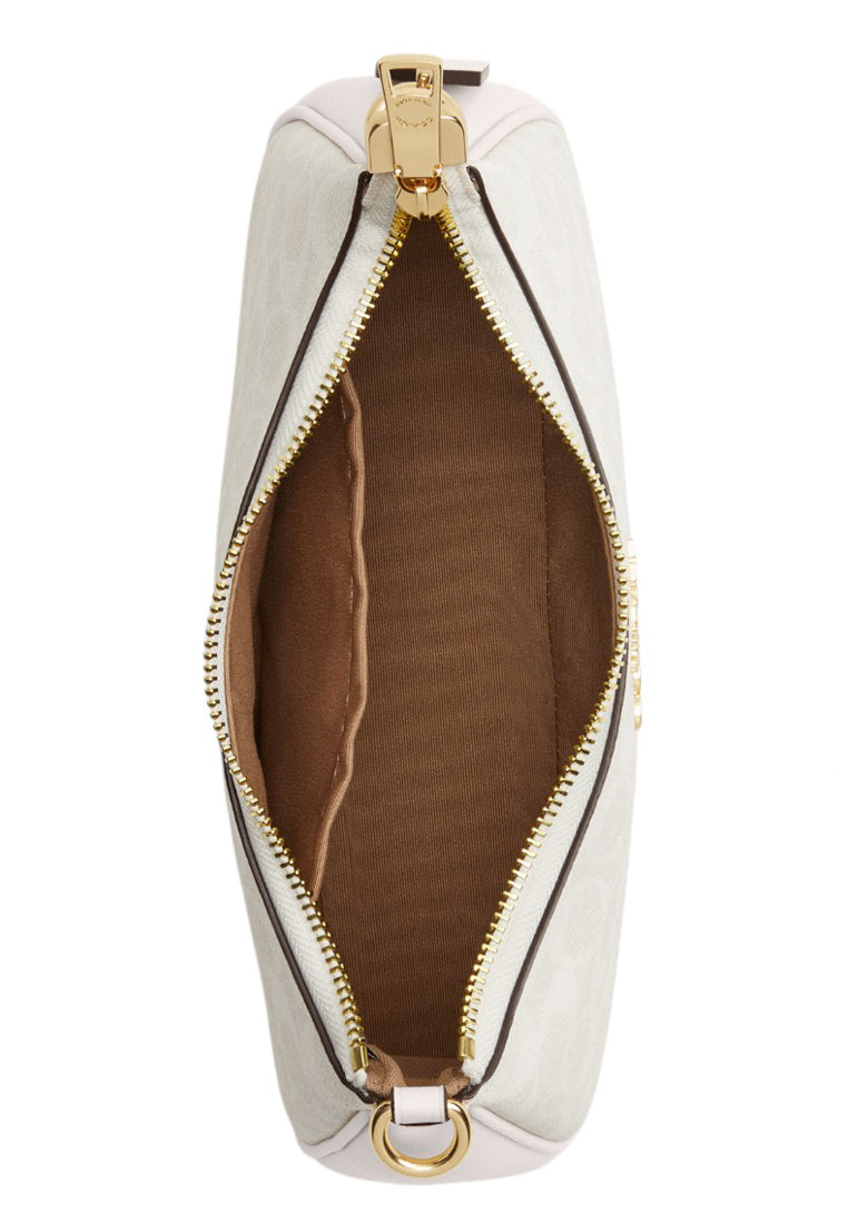 Coach Teri Shoulder Bag In Signature Canvas - White/Chalk