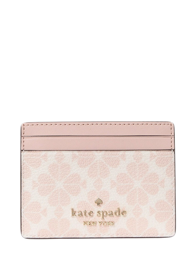 Kate Spade Spade Flower Small Slim Card Holder - Rose Smoke