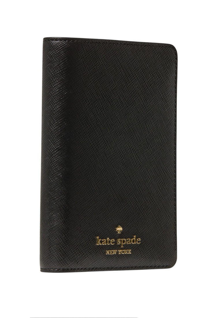 Kate Spade Saffiano Leather Passport Holder - Black