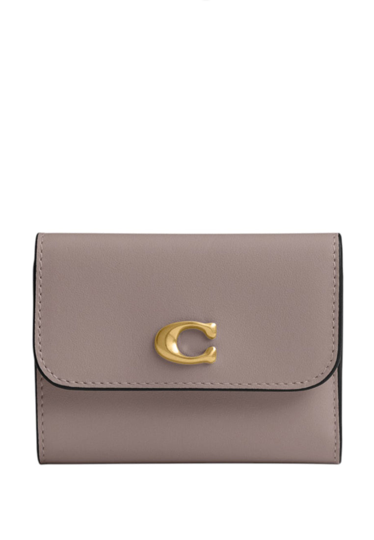 Coach Essential Card Holder Wallet In Colorblock - Ash Multi