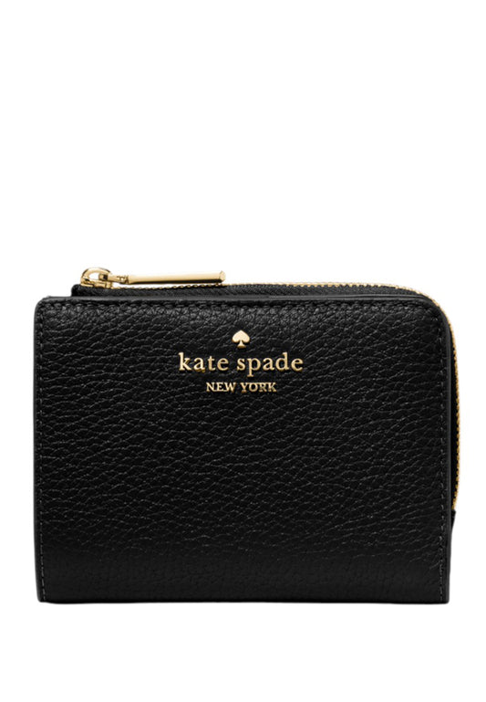 Kate Spade Small L-zip Wallet - Black