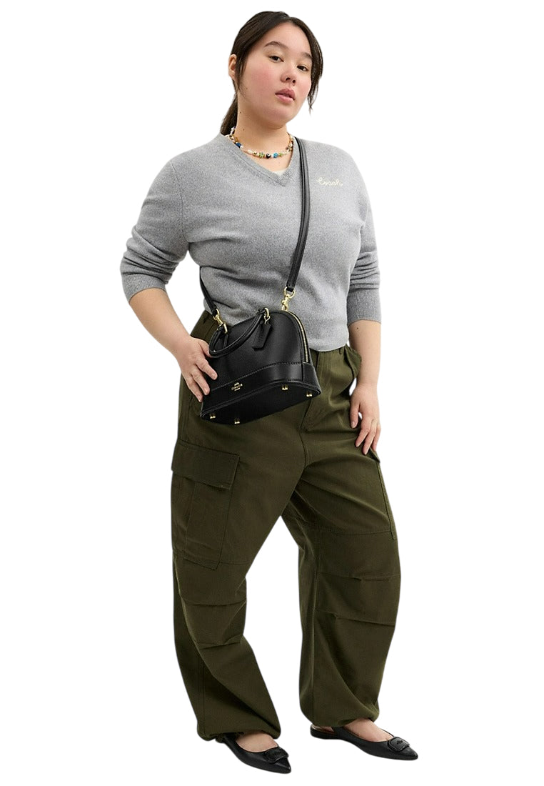 Coach Sabrina Satchel Bag - Black