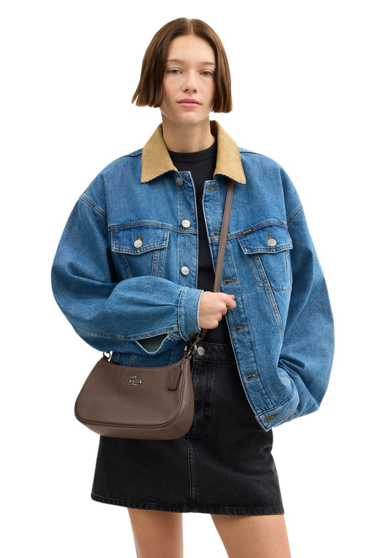 Coach Teri Shoulder Bag - Dark Stone
