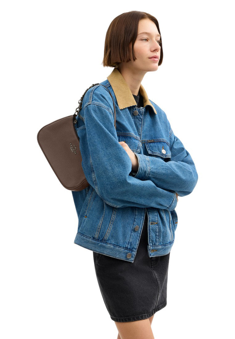 Coach Teri Shoulder Bag - Dark Stone