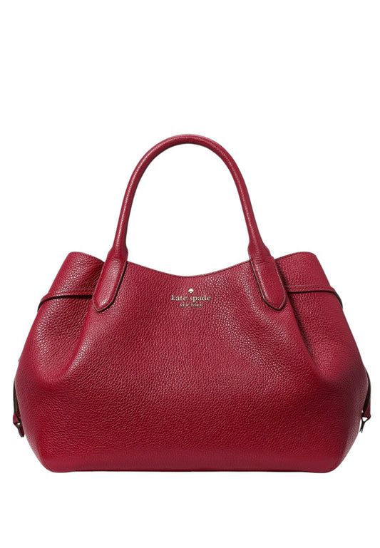 Kate Spade Dumpling Large Satchel - Red Jam