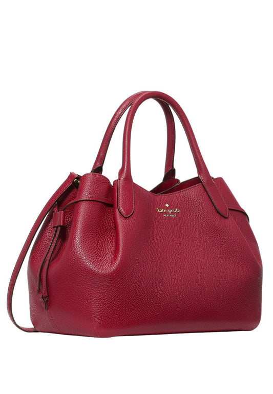 Kate Spade Dumpling Large Satchel - Red Jam