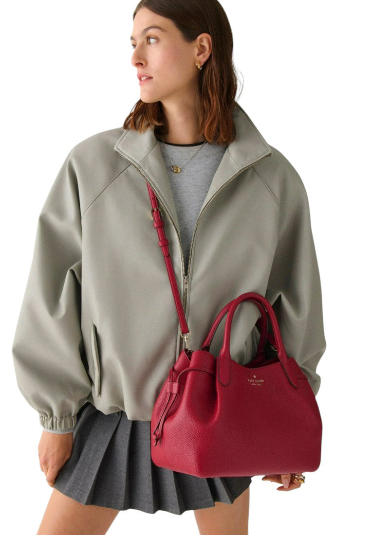 Kate Spade Dumpling Large Satchel - Red Jam