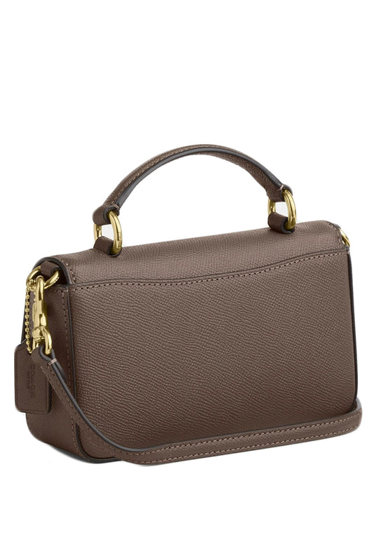 Coach Mini Josie Top Handle Bag - Dark Stone