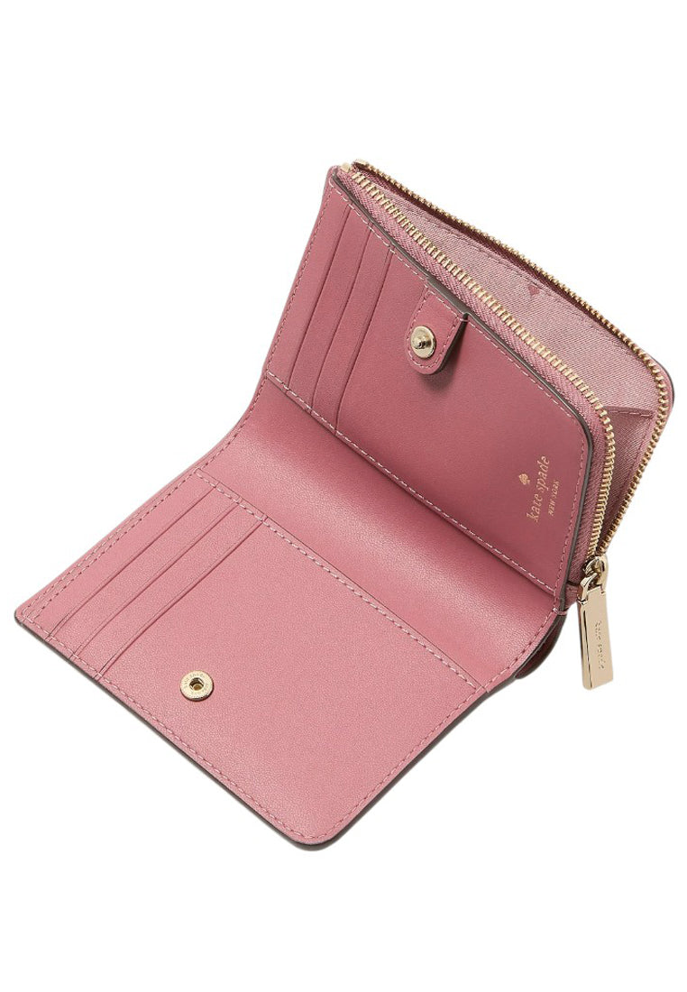 Kate Spade Lena Small L Zip Wallet - Pomegranate