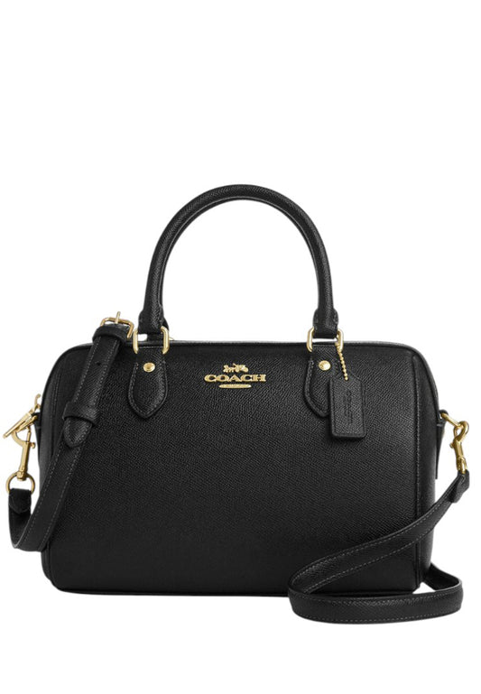 Coach Rowan Satchel Bag - Black