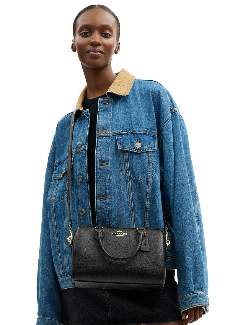 Coach Rowan Satchel Bag - Black